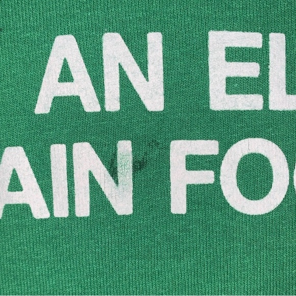 Elf Movie T-shirt Green unisex large Four Main Food Groups Graphic 100% Cotton - Picture 4 of 5